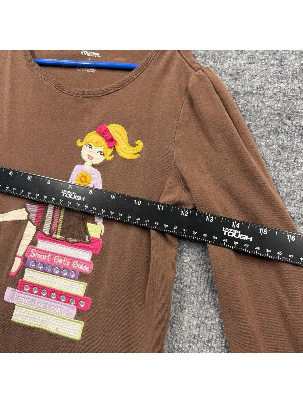 Girls gymboree Brown Long Sleeve Shirt Size 7